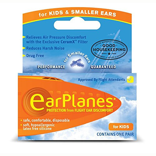 EarPlanes Ear Plugs Kid's Small Size 1 Pair